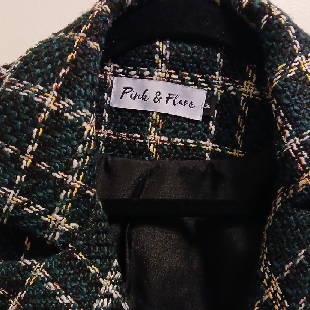 Multicolor tweeted  Blazer